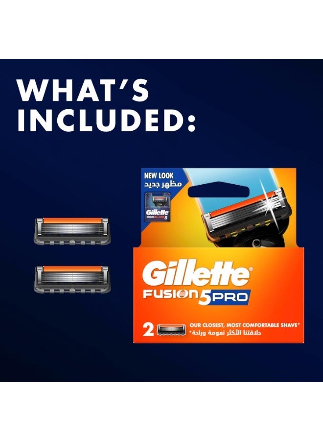 Gillette Fusion5 ProGlide Razor Blade Refills, Pack of 2 - Image 2
